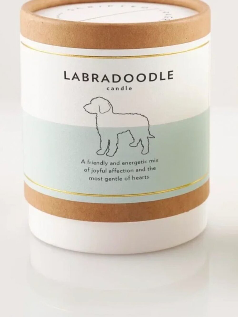 NEW Scripted Fragrance Labradoodle Dog Breed Candle